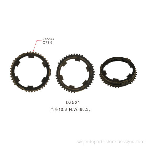 Auto parts input transmission synchronizer ring FOR NISSAN